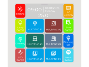 Interra iX3 - 4" KNX Touch Panel - White