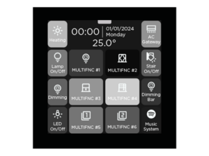 Interra iX3 - 4" KNX Touch Panel - Black