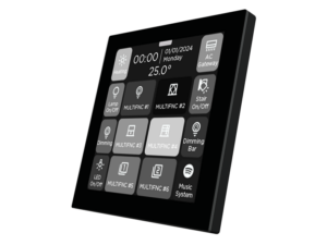 Interra iX3 - 4" KNX Touch Panel - Black