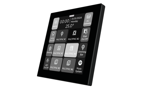 Interra iX3 - 4" KNX Touch Panel - Black